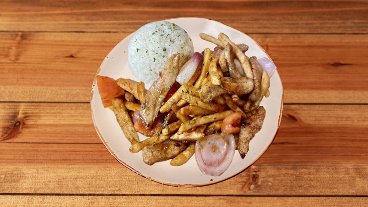 Saltado Fries - Pork Jowl menu item
