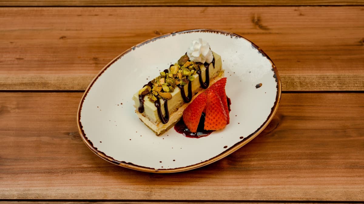 Pistachio Mousse Cake menu item